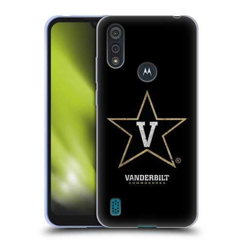 Vanderbilt University Vandy Vanderbilt University Distressed Look Soft Gel Case for Motorola Moto E6s (2020)