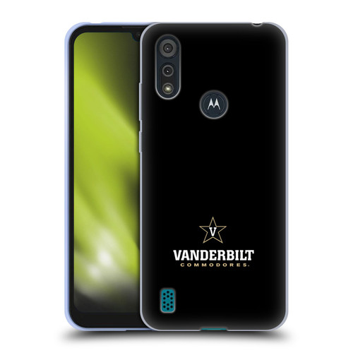 Vanderbilt University Vandy Vanderbilt University Logotype Soft Gel Case for Motorola Moto E6s (2020)