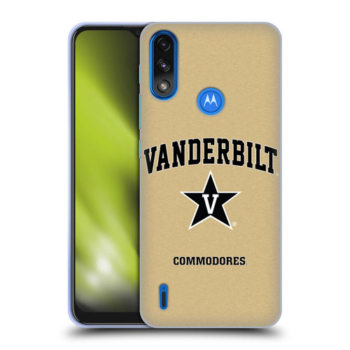 Vanderbilt University Vandy Vanderbilt University Campus Logotype Soft Gel Case for Motorola Moto E7 Power / Moto E7i Power