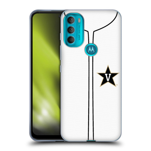 Vanderbilt University Vandy Vanderbilt University Baseball Jersey Soft Gel Case for Motorola Moto G71 5G