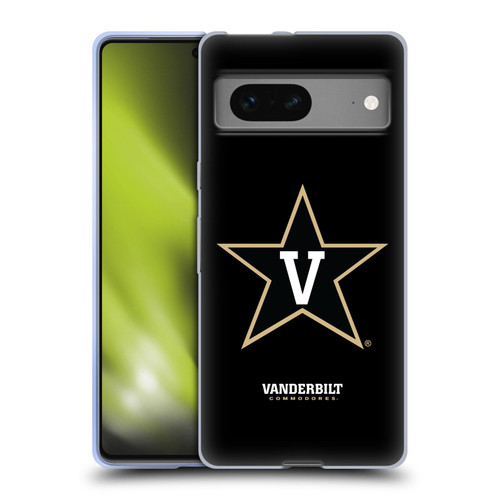 Vanderbilt University Vandy Vanderbilt University Plain Soft Gel Case for Google Pixel 7