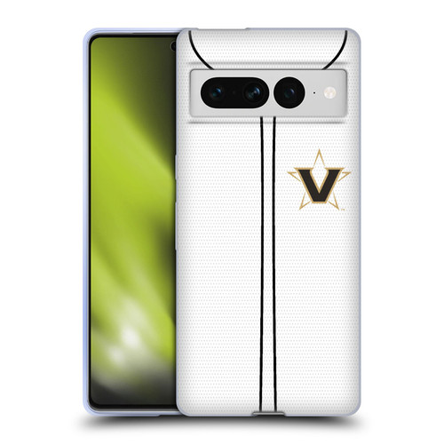 Vanderbilt University Vandy Vanderbilt University Baseball Jersey Soft Gel Case for Google Pixel 7 Pro