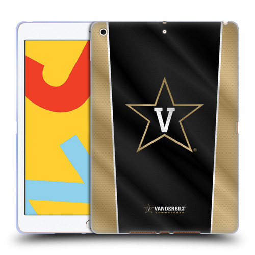 Vanderbilt University Vandy Vanderbilt University Banner Soft Gel Case for Apple iPad 10.2 2019/2020/2021