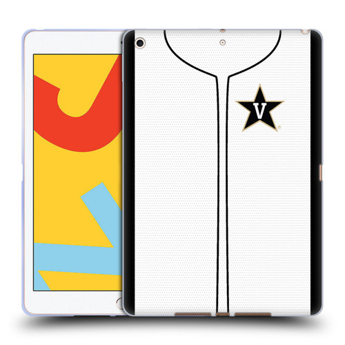 Vanderbilt University Vandy Vanderbilt University Baseball Jersey Soft Gel Case for Apple iPad 10.2 2019/2020/2021