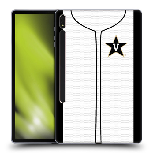 Vanderbilt University Vandy Vanderbilt University Baseball Jersey Soft Gel Case for Samsung Galaxy Tab S8 Plus