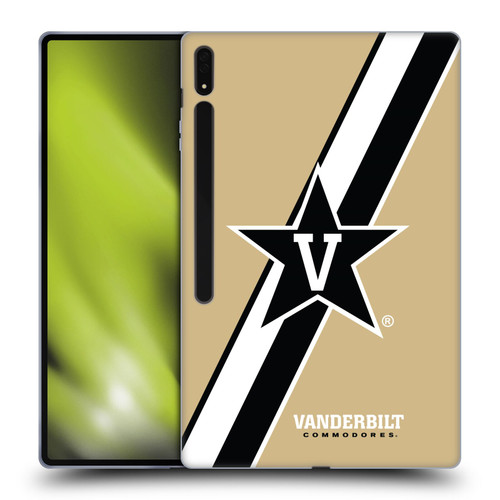 Vanderbilt University Vandy Vanderbilt University Stripes Soft Gel Case for Samsung Galaxy Tab S8 Ultra