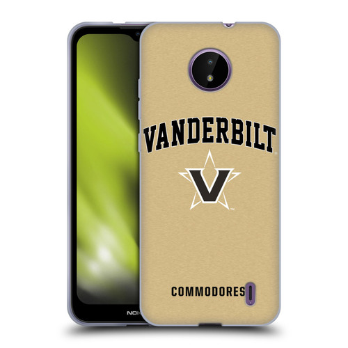 Vanderbilt University Vandy Vanderbilt University Campus Logotype Soft Gel Case for Nokia C10 / C20