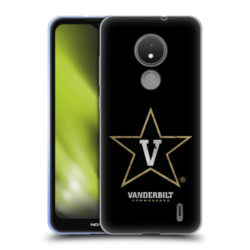 Vanderbilt University Vandy Vanderbilt University Distressed Look Soft Gel Case for Nokia C21
