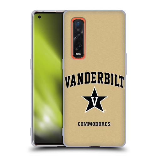 Vanderbilt University Vandy Vanderbilt University Campus Logotype Soft Gel Case for OPPO Find X2 Pro 5G