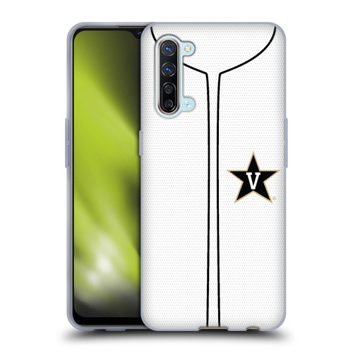 Vanderbilt University Vandy Vanderbilt University Baseball Jersey Soft Gel Case for OPPO Find X2 Lite 5G