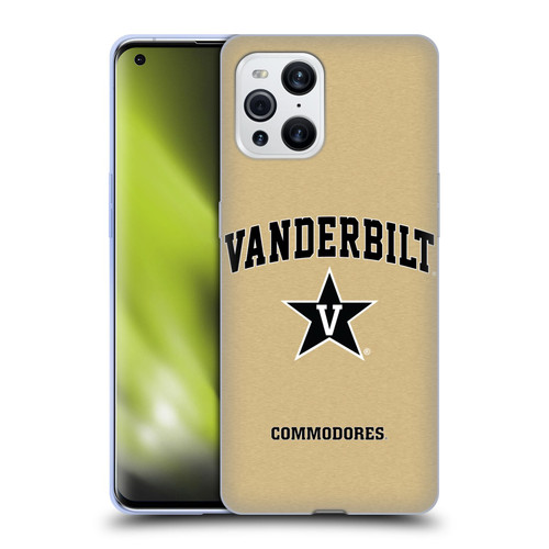 Vanderbilt University Vandy Vanderbilt University Campus Logotype Soft Gel Case for OPPO Find X3 / Pro