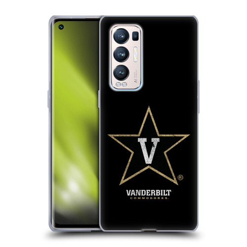 Vanderbilt University Vandy Vanderbilt University Distressed Look Soft Gel Case for OPPO Find X3 Neo / Reno5 Pro+ 5G