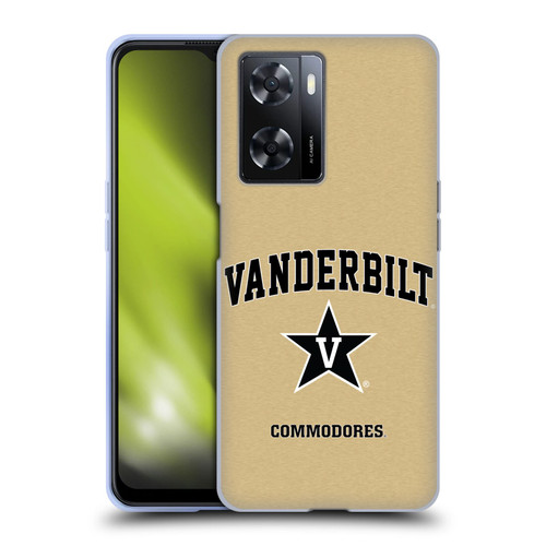 Vanderbilt University Vandy Vanderbilt University Campus Logotype Soft Gel Case for OPPO A57s