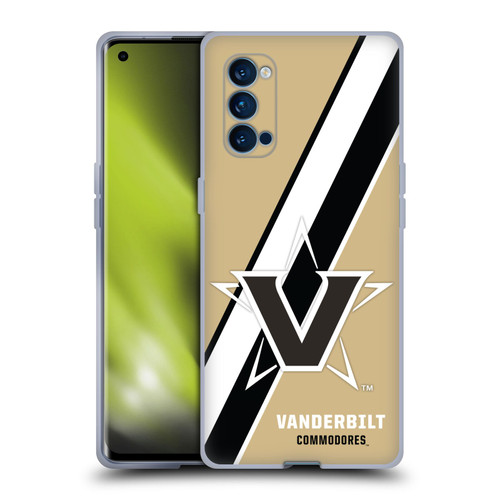 Vanderbilt University Vandy Vanderbilt University Stripes Soft Gel Case for OPPO Reno 4 Pro 5G