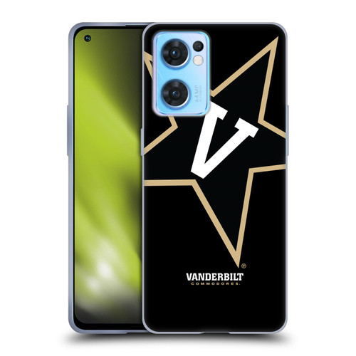 Vanderbilt University Vandy Vanderbilt University Oversized Icon Soft Gel Case for OPPO Reno7 5G / Find X5 Lite