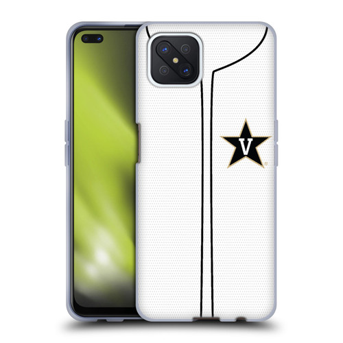 Vanderbilt University Vandy Vanderbilt University Baseball Jersey Soft Gel Case for OPPO Reno4 Z 5G