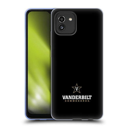 Vanderbilt University Vandy Vanderbilt University Logotype Soft Gel Case for Samsung Galaxy A03 (2021)