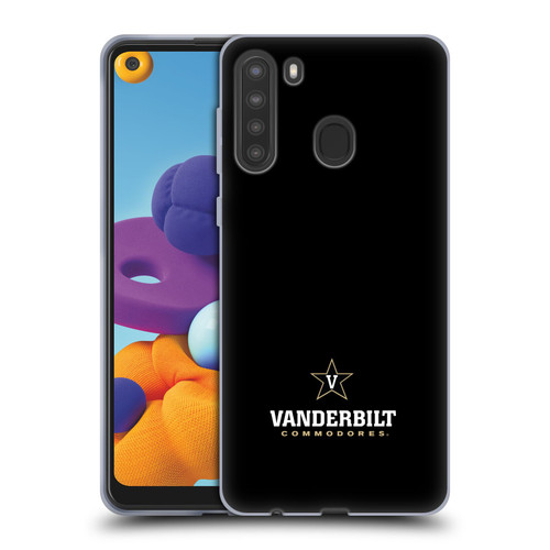 Vanderbilt University Vandy Vanderbilt University Logotype Soft Gel Case for Samsung Galaxy A21 (2020)