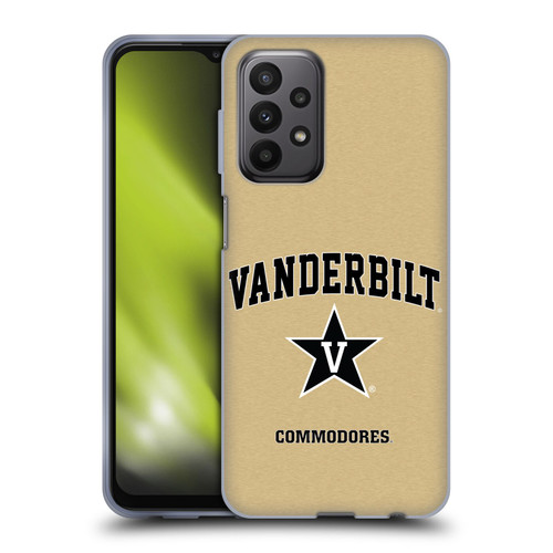 Vanderbilt University Vandy Vanderbilt University Campus Logotype Soft Gel Case for Samsung Galaxy A23 / 5G (2022)