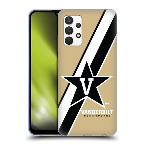 Vanderbilt University Vandy Vanderbilt University Stripes Soft Gel Case for Samsung Galaxy A32 (2021)