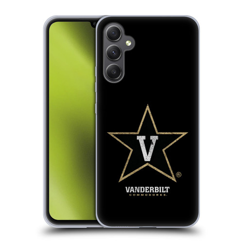 Vanderbilt University Vandy Vanderbilt University Distressed Look Soft Gel Case for Samsung Galaxy A34 5G