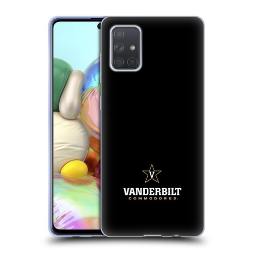 Vanderbilt University Vandy Vanderbilt University Logotype Soft Gel Case for Samsung Galaxy A71 (2019)