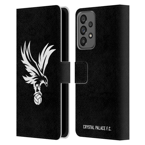 Crystal Palace FC Crest Eagle Grey Leather Book Wallet Case Cover For Samsung Galaxy A73 5G (2022)