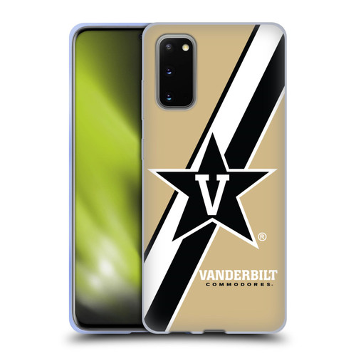 Vanderbilt University Vandy Vanderbilt University Stripes Soft Gel Case for Samsung Galaxy S20 / S20 5G