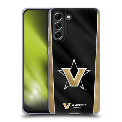 Vanderbilt University Vandy Vanderbilt University Banner Soft Gel Case for Samsung Galaxy S21 FE 5G