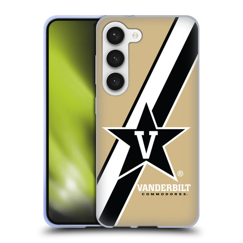 Vanderbilt University Vandy Vanderbilt University Stripes Soft Gel Case for Samsung Galaxy S23 5G