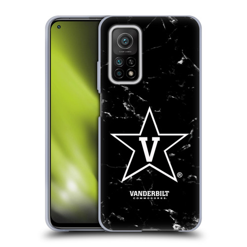 Vanderbilt University Vandy Vanderbilt University Black And White Marble Soft Gel Case for Xiaomi Mi 10T 5G