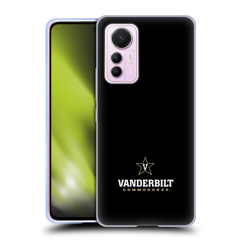 Vanderbilt University Vandy Vanderbilt University Logotype Soft Gel Case for Xiaomi 12 Lite