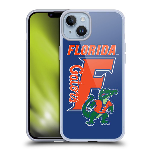 University Of Florida UF University of Florida Art Loud And Proud Soft Gel Case for Apple iPhone 14 Plus