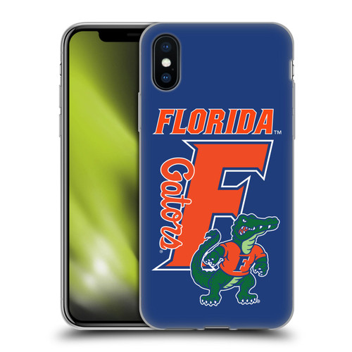 University Of Florida UF University of Florida Art Loud And Proud Soft Gel Case for Apple iPhone X / iPhone XS