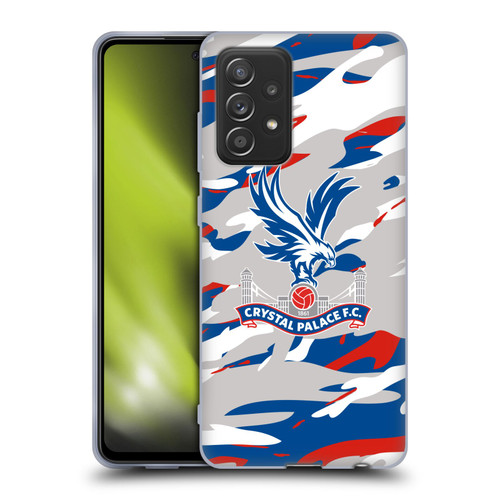 Crystal Palace FC Crest Camouflage Soft Gel Case for Samsung Galaxy A52 / A52s / 5G (2021)