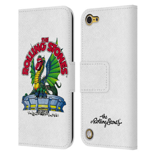 The Rolling Stones Key Art Dragon Leather Book Wallet Case Cover For Apple iPod Touch 5G 5th Gen