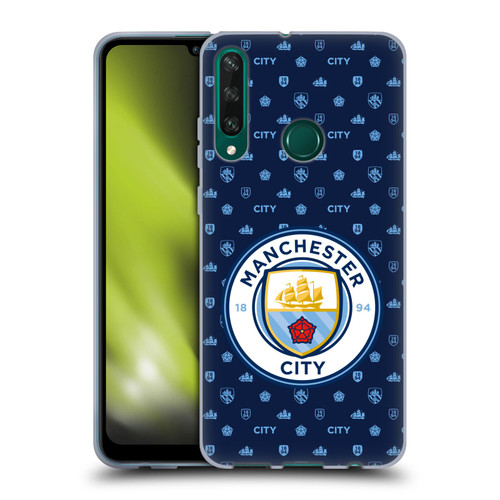 Manchester City Man City FC Patterns Dark Blue Soft Gel Case for Huawei Y6p