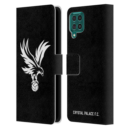 Crystal Palace FC Crest Eagle Grey Leather Book Wallet Case Cover For Samsung Galaxy F62 (2021)