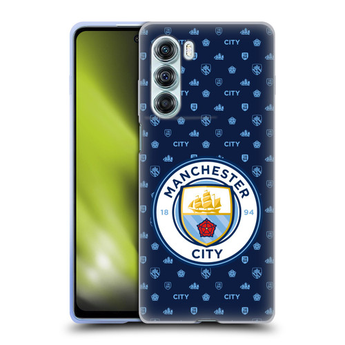 Manchester City Man City FC Patterns Dark Blue Soft Gel Case for Motorola Edge S30 / Moto G200 5G