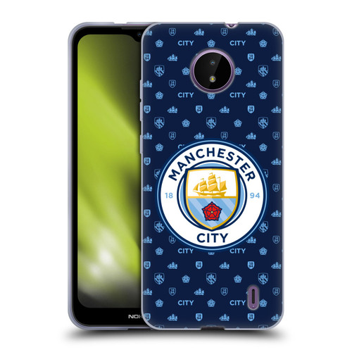 Manchester City Man City FC Patterns Dark Blue Soft Gel Case for Nokia C10 / C20