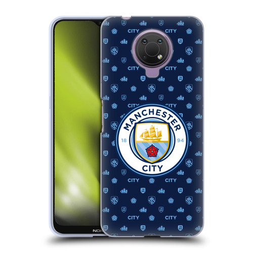 Manchester City Man City FC Patterns Dark Blue Soft Gel Case for Nokia G10
