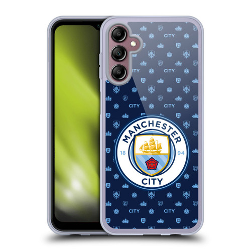 Manchester City Man City FC Patterns Dark Blue Soft Gel Case for Samsung Galaxy A14 5G