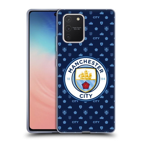 Manchester City Man City FC Patterns Dark Blue Soft Gel Case for Samsung Galaxy S10 Lite