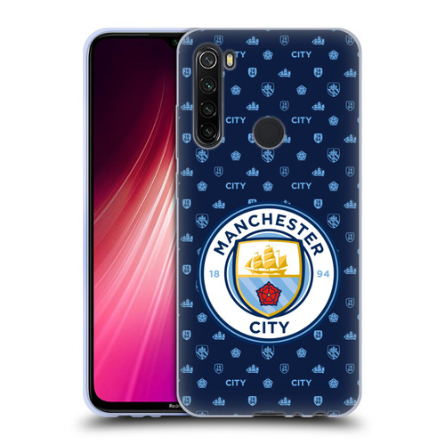 Manchester City Man City FC Patterns Dark Blue Soft Gel Case for Xiaomi Redmi Note 8T