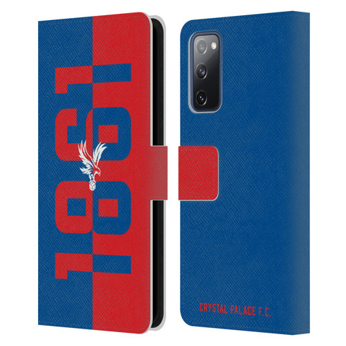 Crystal Palace FC Crest 1861 Leather Book Wallet Case Cover For Samsung Galaxy S20 FE / 5G