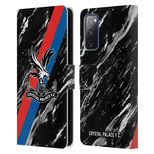 Crystal Palace FC Crest Black Marble Leather Book Wallet Case Cover For Samsung Galaxy S20 FE / 5G