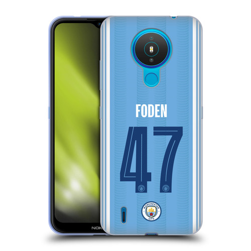 Manchester City Man City FC 2023/24 Players Home Kit Phil Foden Soft Gel Case for Nokia 1.4