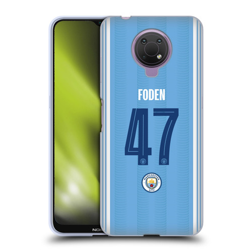 Manchester City Man City FC 2023/24 Players Home Kit Phil Foden Soft Gel Case for Nokia G10