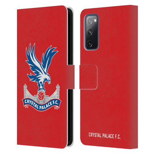 Crystal Palace FC Crest Eagle Leather Book Wallet Case Cover For Samsung Galaxy S20 FE / 5G