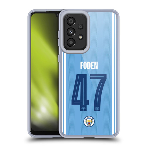 Manchester City Man City FC 2023/24 Players Home Kit Phil Foden Soft Gel Case for Samsung Galaxy A33 5G (2022)